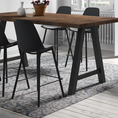 Set tafel Querido en barkrukken BarClaudio met Pad Cloë