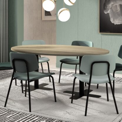 Set tafel Spinner2 en stoelen Lago Easy Chair