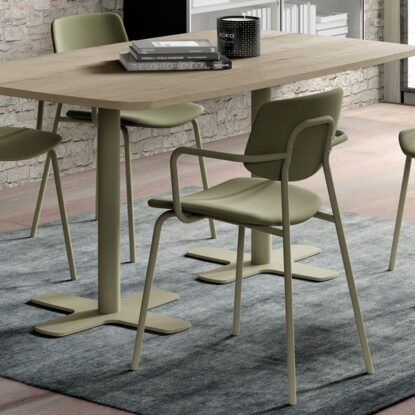 Set tafel Spinner2 et stoelen Lago