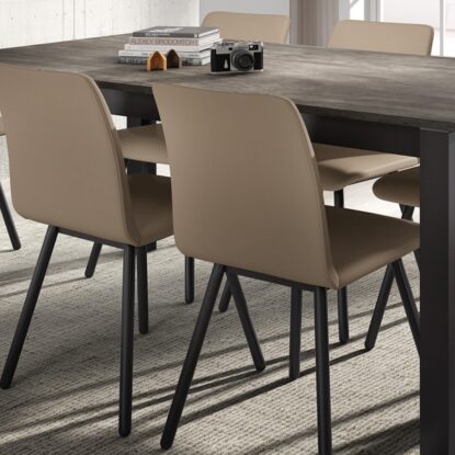 Set tafel Valencia en stoelen Pisa