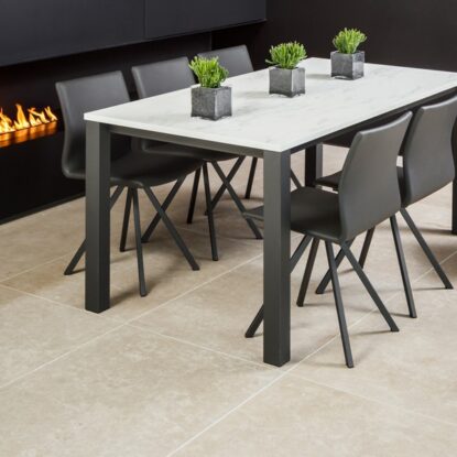 Set tafel Verona en stoelen Silva