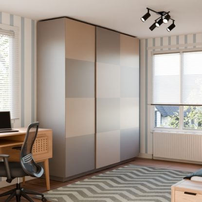 Dressing – Armoire BIJNEN à carreaux