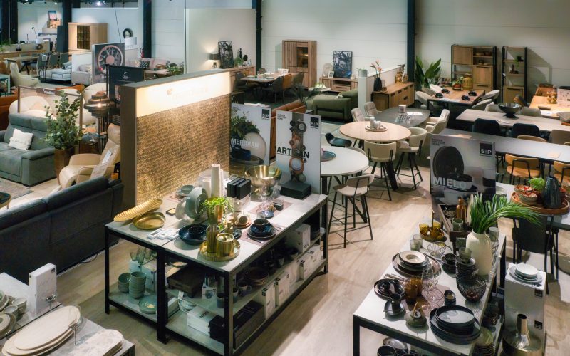 Vue aérienne Show Room Willy Vastiau